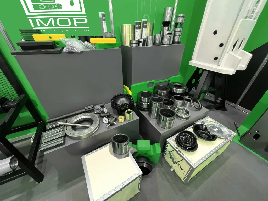 Repuestos martillos hidráulicos en feria IMOP 2023