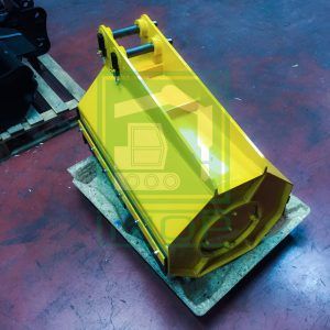 Desbrozadora hidráulica para miniexcavadora