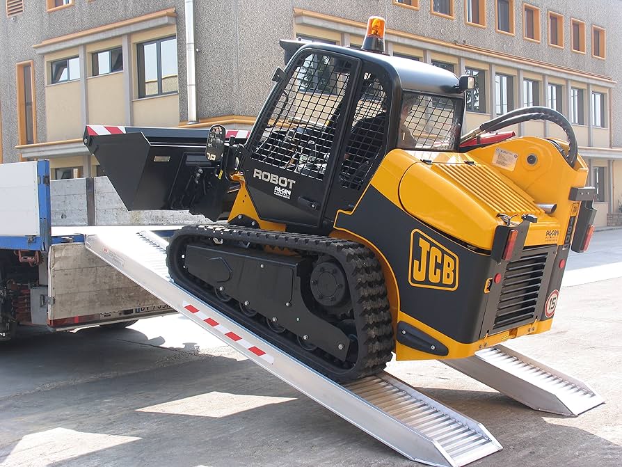 Juego de rampas para subir JCB Robot